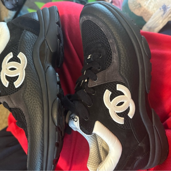Chanel Sneakers ( gently worn ) only worn twice . - Picture 6 of 6